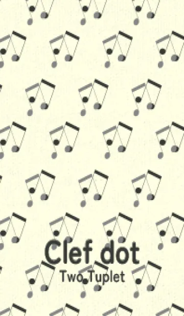 [LINE着せ替え] 2連符柄  バトルシップグレイの画像1