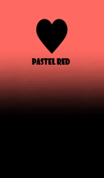 [LINE着せ替え] Black & Pastel Red Theme V.5 (JP)の画像1