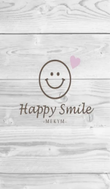 [LINE着せ替え] HAPPY SMILE HEART - MEKYM 16の画像1