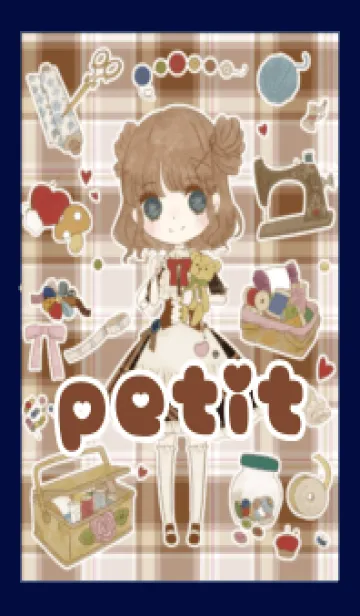 [LINE着せ替え] petit doll コットンちゃんの画像1