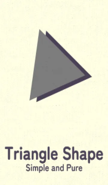 [LINE着せ替え] 三角型の着せかえ マウスグレイの画像1