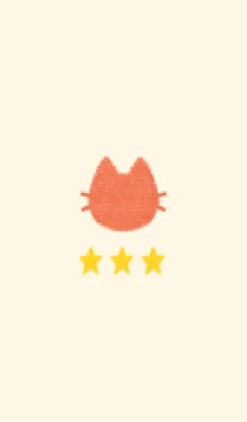 [LINE着せ替え] ねことお星さま(orange16)の画像1