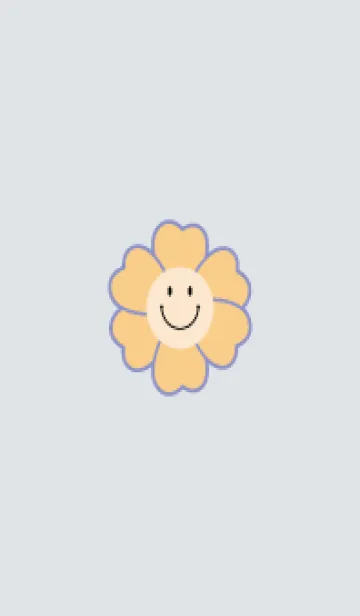 [LINE着せ替え] cute flower smile 13の画像1