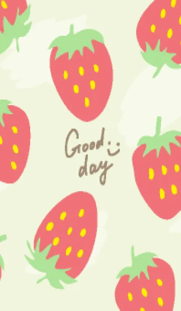 [LINE着せ替え] イチゴ 可愛い ランダム13の画像1