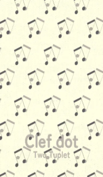 [LINE着せ替え] 2連符柄  スレートグレイの画像1