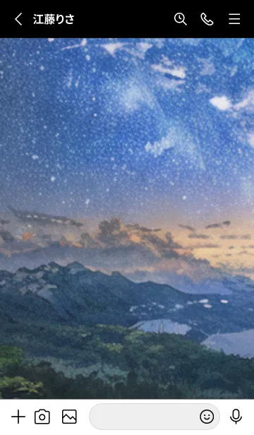 [LINE着せ替え] 秋の夜空#JaC010。の画像2