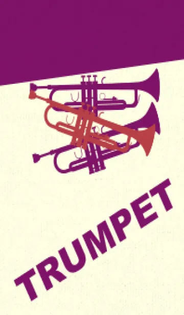 [LINE着せ替え] Trumpet CLR 臙脂の画像1