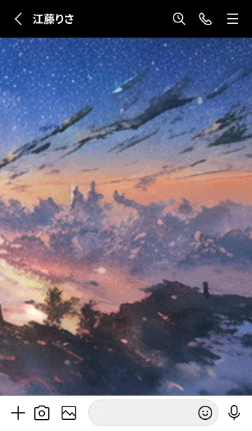 [LINE着せ替え] 秋の夜空#JaD014。の画像2