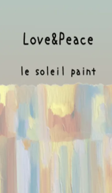 [LINE着せ替え] 油絵アート【le soleil paint 595】の画像1