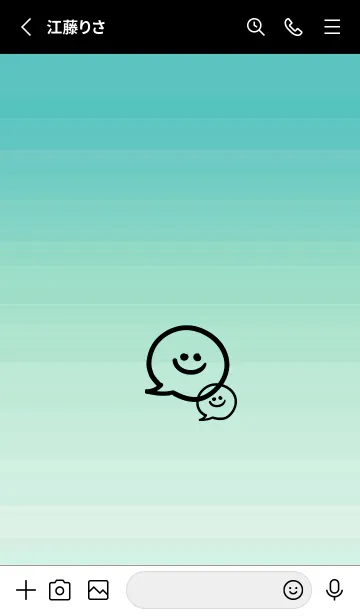 [LINE着せ替え] フキダシスマイル 66の画像2