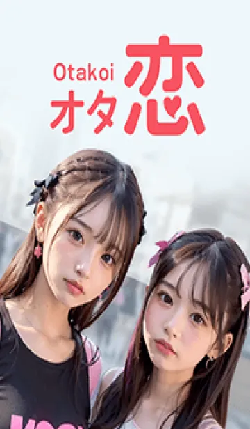 オタ恋着せかえ 双子女子編のLINE着せ替え