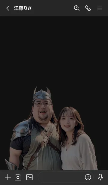 [LINE着せ替え] オタ恋着せかえ 漆黒の章の画像2