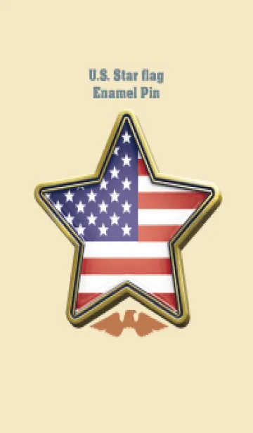 [LINE着せ替え] U.S. Star flag Enamel Pin 84の画像1