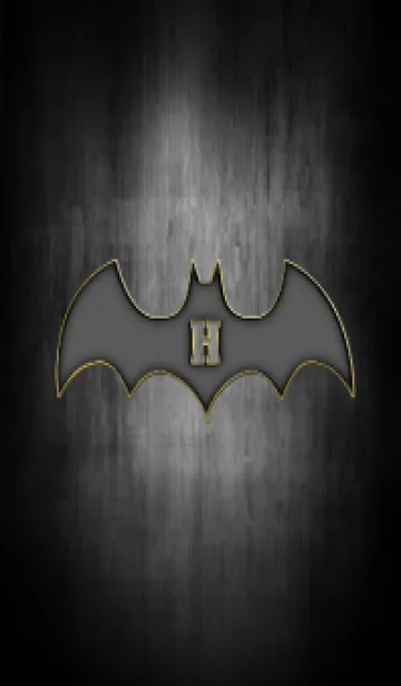 [LINE着せ替え] Enamel pin bat initial Hの画像1