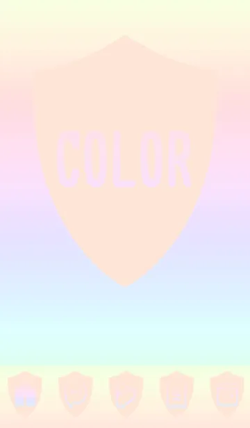 [LINE着せ替え] brown color rainbow Y03の画像1