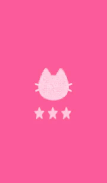 [LINE着せ替え] ねことお星さま(pink04)の画像1