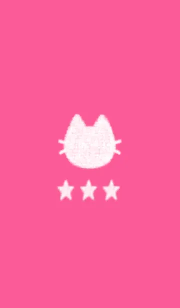 [LINE着せ替え] ねことお星さま(pink06)の画像1