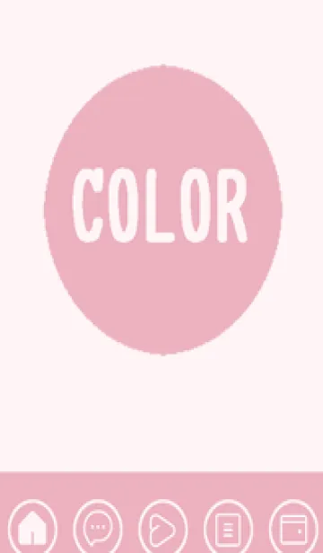 [LINE着せ替え] pink color A45の画像1