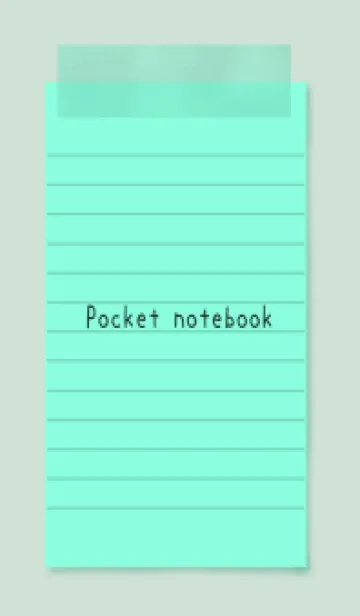 [LINE着せ替え] ネオンブルーのメモ帳/ベージュの画像1