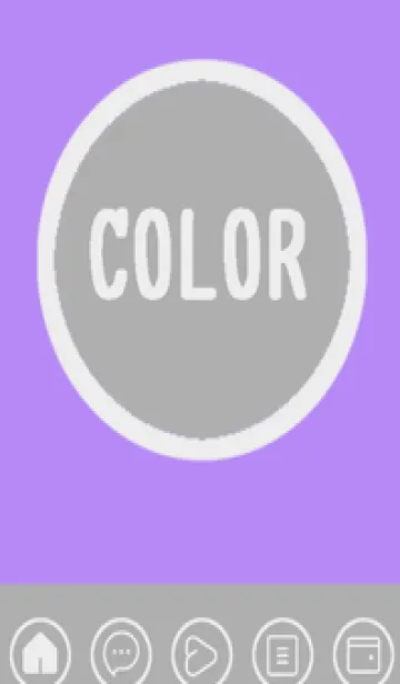 [LINE着せ替え] purple color A41の画像1