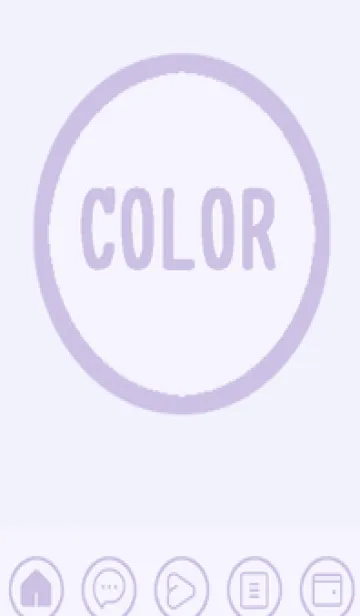 [LINE着せ替え] purple color A44の画像1