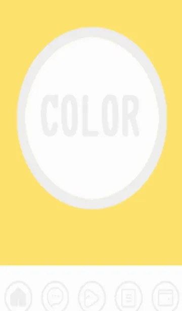 [LINE着せ替え] yellow color A41の画像1