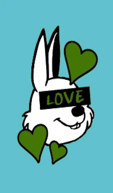 [LINE着せ替え] ラブ ラビット 80の画像1