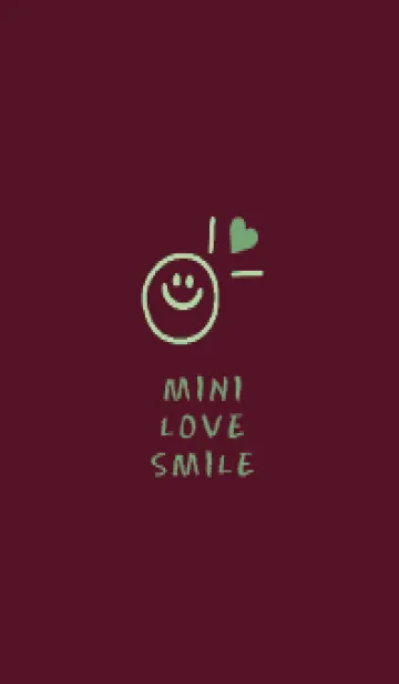 [LINE着せ替え] ミニ ラブ スマイル .5の画像1