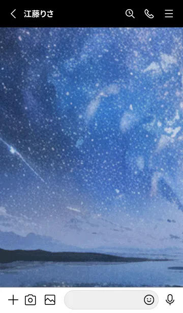 [LINE着せ替え] 秋の夜空#JaE01。の画像2