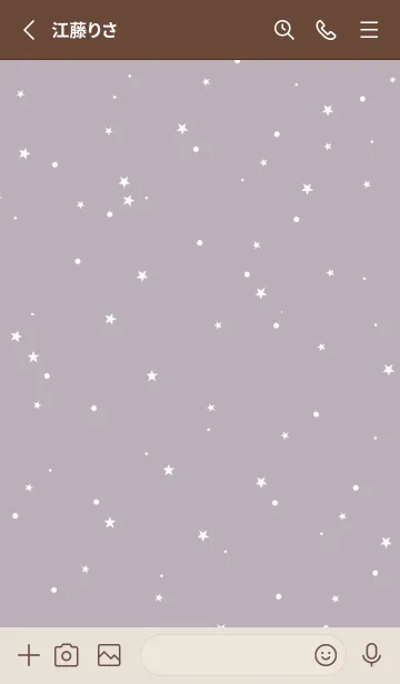[LINE着せ替え] starry sky_dustypurpleの画像2