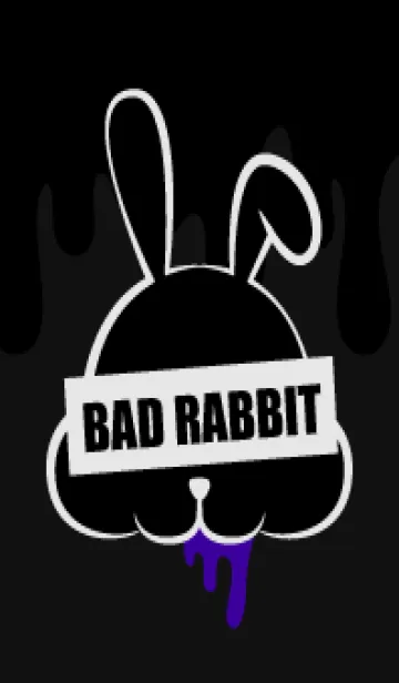 [LINE着せ替え] BLACK-BAD RABBIT DARK 19の画像1
