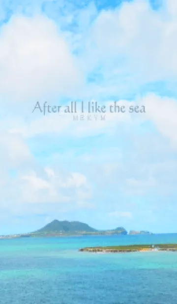 [LINE着せ替え] After all I like the sea - MEKYM 19の画像1