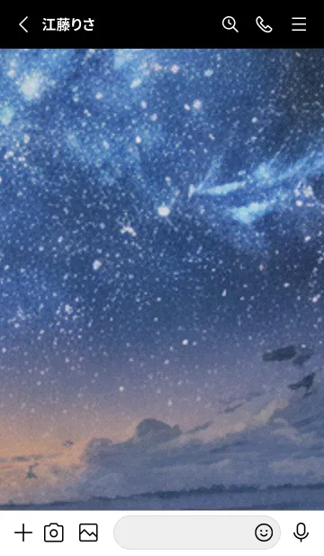 [LINE着せ替え] 秋の夜空#JaD024。の画像2