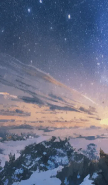 [LINE着せ替え] 秋の夜空#KB017。の画像1