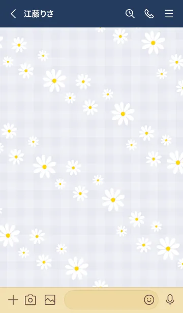 [LINE着せ替え] デイジー 斜め22の画像2