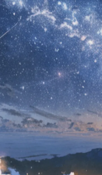[LINE着せ替え] 秋の夜空#KB012。の画像1