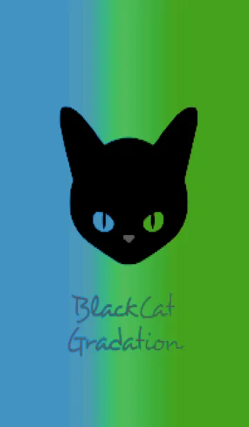 [LINE着せ替え] ブラック キャット 210の画像1