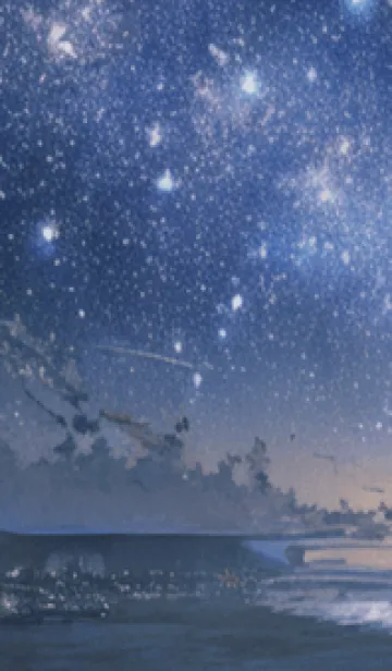 [LINE着せ替え] 秋の夜空#KB04。の画像1