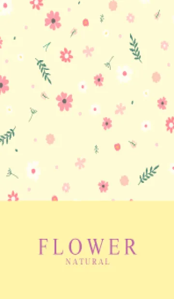[LINE着せ替え] FLOWER YELLOW - NATURAL-3の画像1