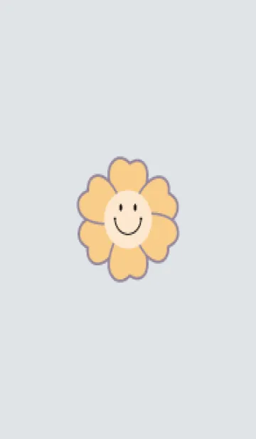 cute flower smile 15の着せ替えメイン画像