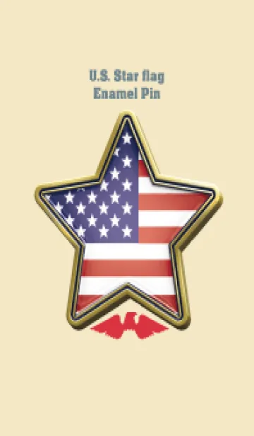 [LINE着せ替え] U.S. Star flag Enamel Pin 85の画像1