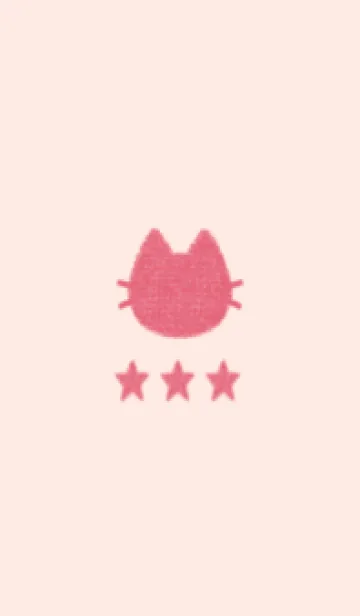 [LINE着せ替え] ねことお星さま(pink09)の画像1