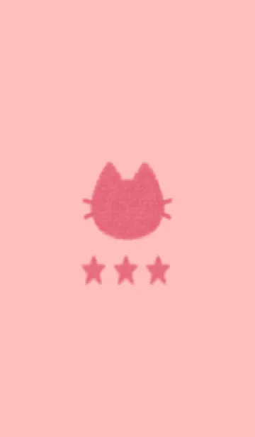 [LINE着せ替え] ねことお星さま(pink10)の画像1