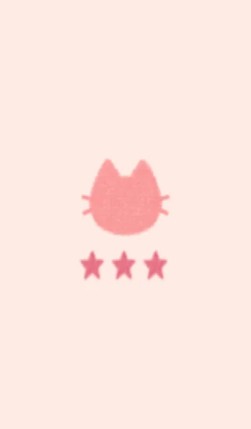 [LINE着せ替え] ねことお星さま(pink11)の画像1