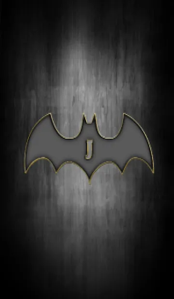 [LINE着せ替え] Enamel pin bat initial Jの画像1