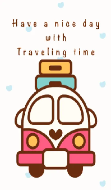 [LINE着せ替え] Happy traveling time 14の画像1