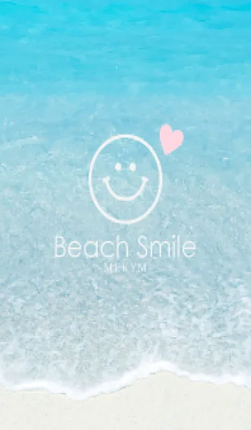 [LINE着せ替え] Beach Smile -HEART- 7の画像1