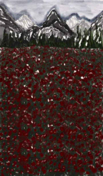 [LINE着せ替え] Roses in winterの画像1