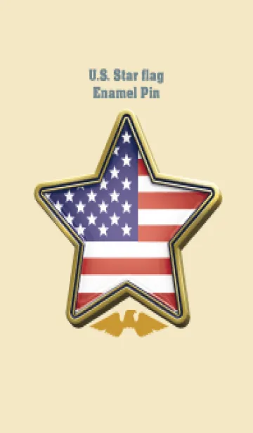 [LINE着せ替え] U.S. Star flag Enamel Pin 86の画像1