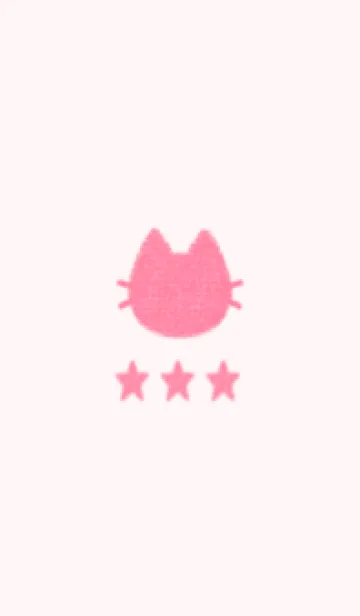 [LINE着せ替え] ねことお星さま(pink13)の画像1